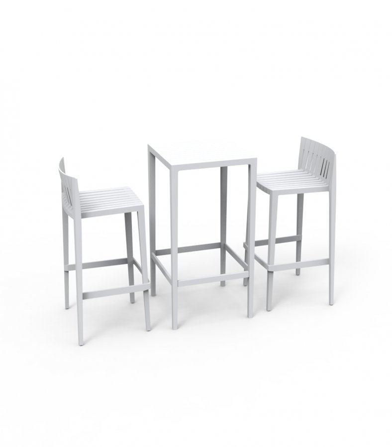 Стул пластиковый барный Vondom Spritz Basic белый