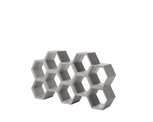 Стеллаж пластиковый книжный Hexa Pop