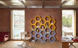 Стеллаж пластиковый книжный Hexa Pop