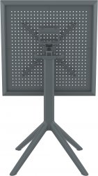 Стол пластиковый складной Sky Folding Table 60, темно-серый, 600х600х740 мм