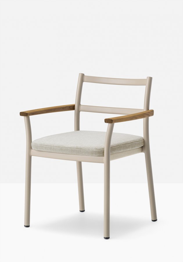 Кресло металлическое с подушкой Guinea
