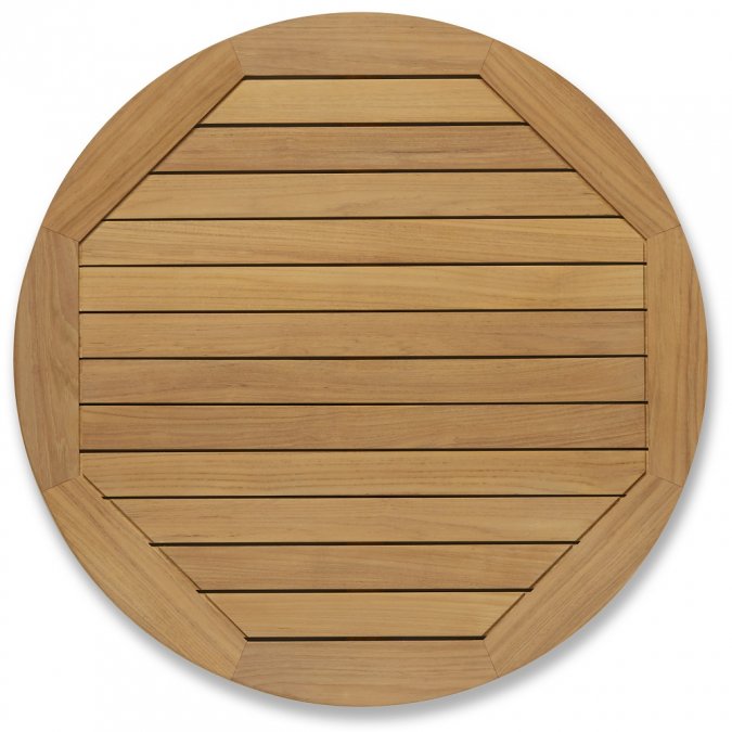Столешница деревянная круглая Natural Teak