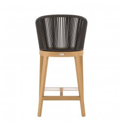 Кресло полубарное деревянное плетеное JANUS et Cie Heron натуральный, ореховый