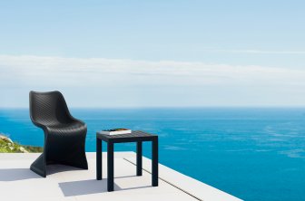 Стул пластиковый Siesta Contract Bloom черный
