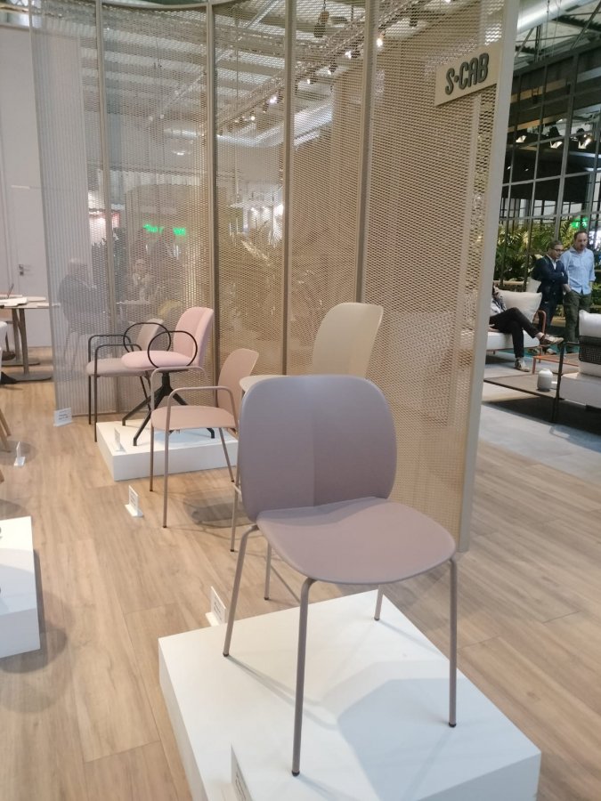 Стул пластиковый Scab Design Mentha Go Green тортора