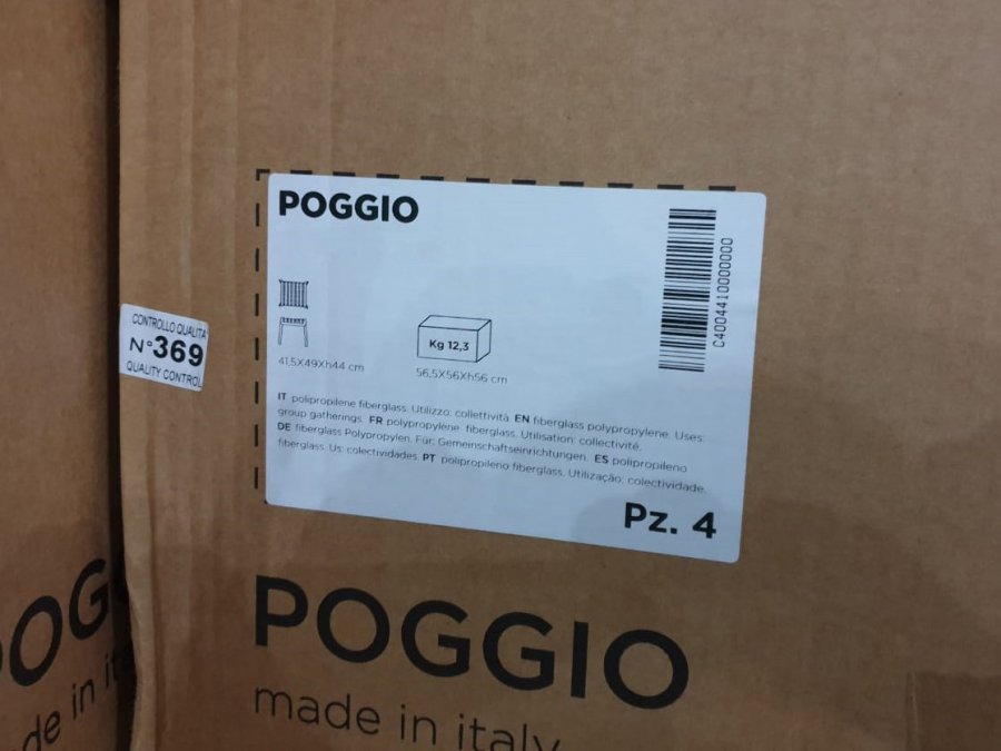 Табурет пластиковый Poggio