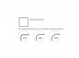 Столешница квадратная Solid Laminate