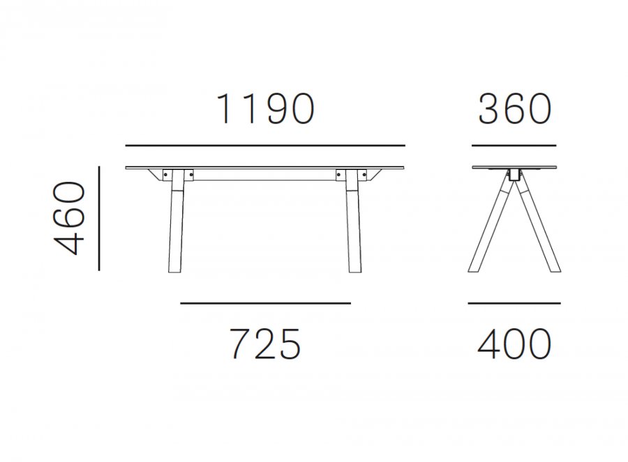 Скамейка ламинированная Arki-Bench Wood