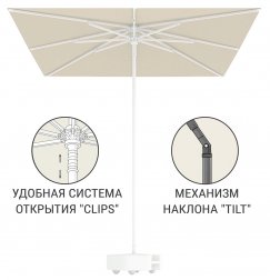 Зонт пляжный профессиональный 2х2 м-thumbs-Фото1