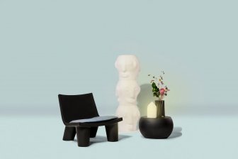Столик пластиковый светящийся Threebu Lighting