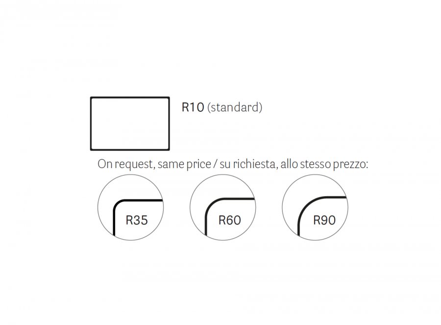 Столешница прямоугольная Solid Laminate