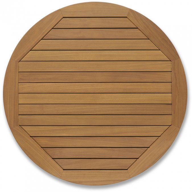 Столешница деревянная круглая Natural Teak