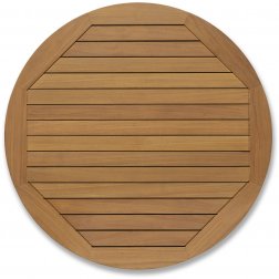 Столешница деревянная круглая Natural Teak