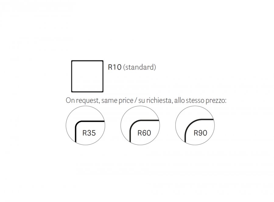 Столешница квадратная Solid Laminate