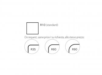 Столешница квадратная Solid Laminate