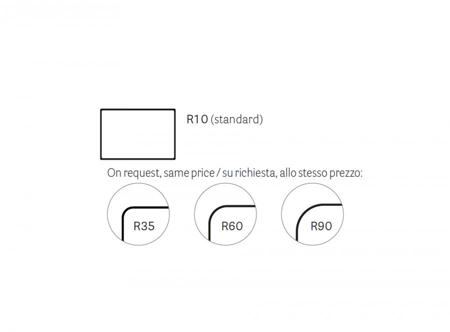 Столешница прямоугольная Solid Laminate