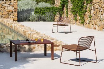 Стул металлический лаунж Riviera