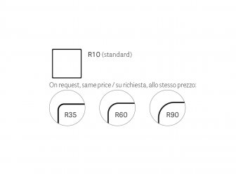 Столешница квадратная Solid Laminate