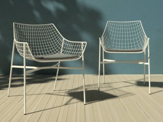 Кресло металлическое с подушкой Summer Set
