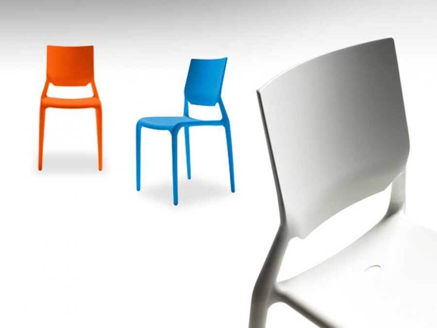 Стул пластиковый Scab Design Sirio лен