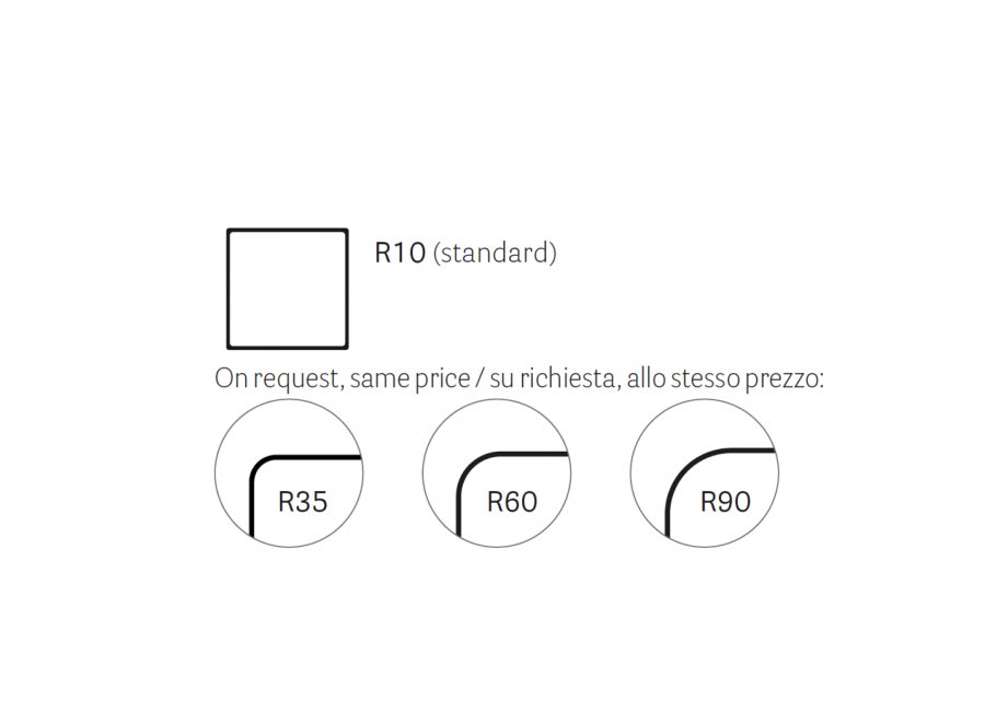 Столешница квадратная Solid Laminate