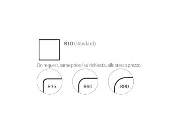 Столешница квадратная Solid Laminate