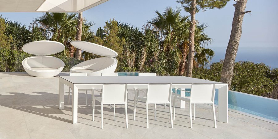 Кресло пластиковое Vondom Quartz Basic белый