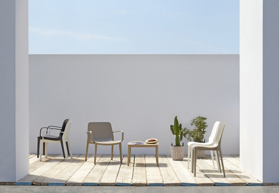 Стул пластиковый Scab Design Ginevra лен