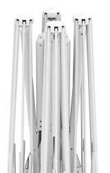 Зонт профессиональный четырехкупольный 6х6 м Galaxia Quattro Starwhite