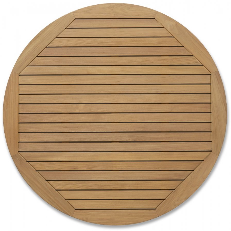 Столешница деревянная круглая Natural Teak
