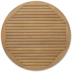 Столешница деревянная круглая Natural Teak