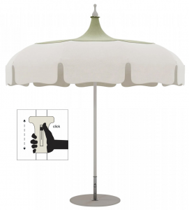 Lotus Pagoda Зонт пляжный профессиональный Ø2.4 м