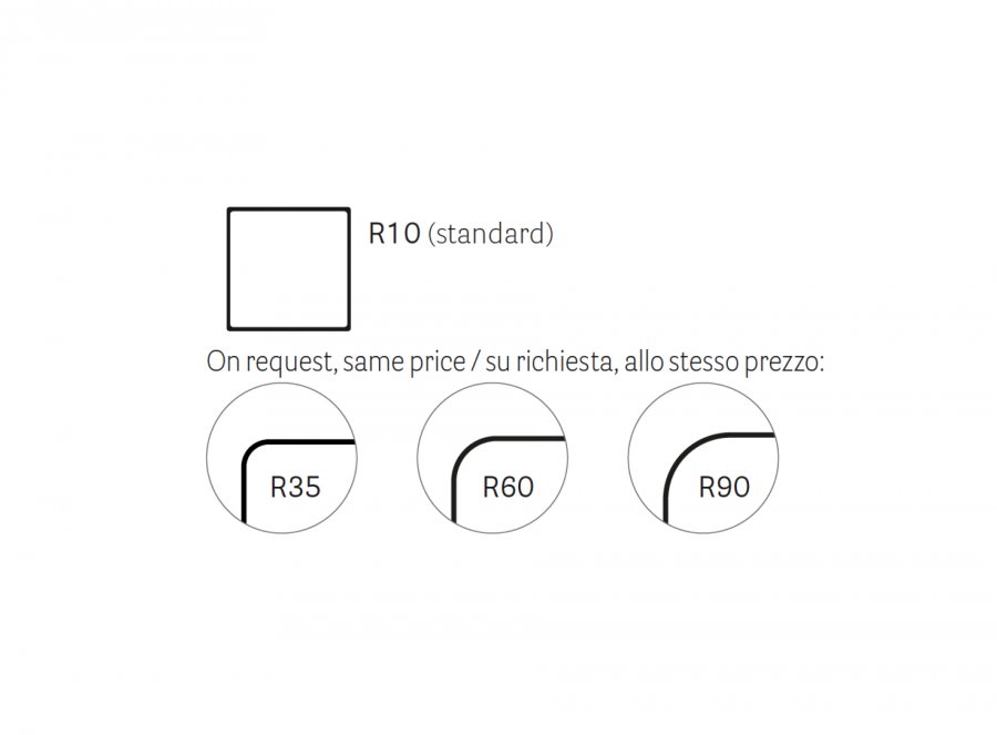 Столешница квадратная Solid Laminate