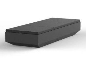 Лежак пластиковый с матрасом Vela Basic