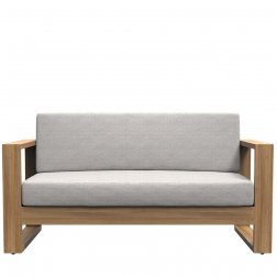 Диван двухместный с подушками Matisse Teak