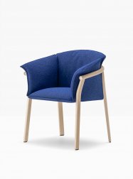 Кресло деревянное с подушкой Lamorisse Wood