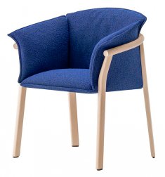 Кресло деревянное с подушкой Lamorisse Wood