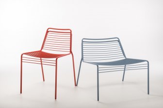Лаунж стул металлический Wire Lounge