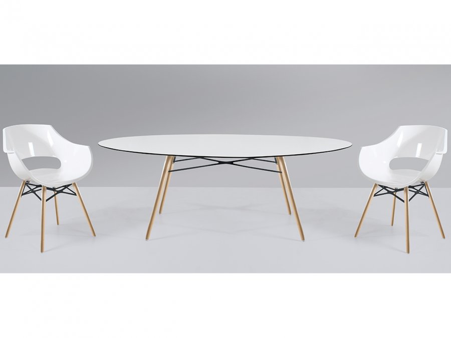Кресло пластиковое Opal Wox Beech