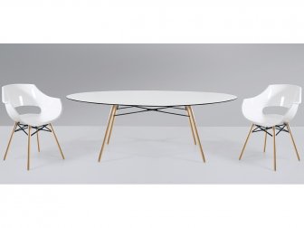 Кресло пластиковое Opal Wox Beech