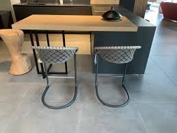 Стул полубарный плетеный MIDJ Stool P47 H65 M TS_CU