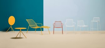 Стул металлический барный PEDRALI Nolita белый