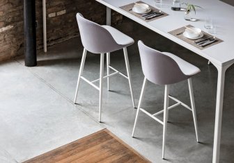 Стул с обивкой барный MIDJ Sonny H75 M TS