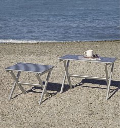 Столик металлический складной кофейный Small Table