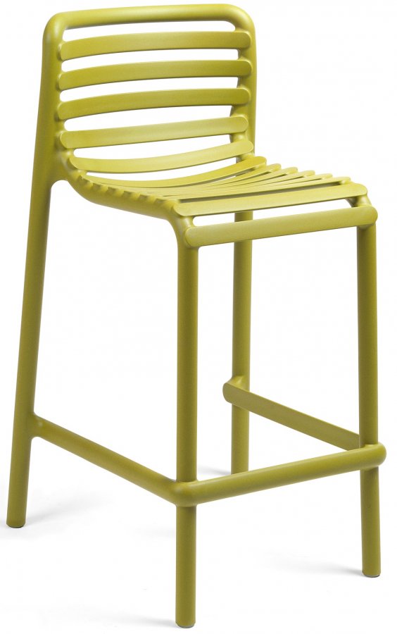 Стул пластиковый полубарный Doga Stool Mini грушевый