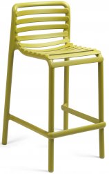 Стул пластиковый полубарный Doga Stool Mini грушевый