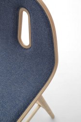 Стул барный с обивкой Chairs & More Gotham Woody SG-80-I