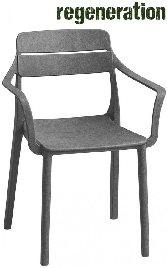 Кресло пластиковое Nardi Cassia базальт