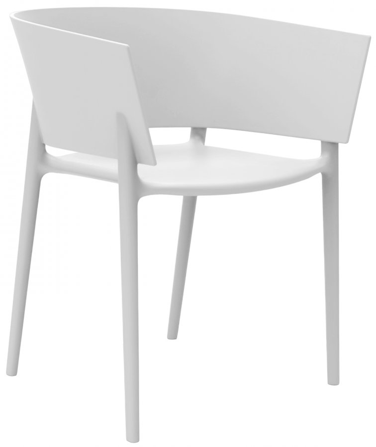 Кресло пластиковое Vondom Africa Basic белый