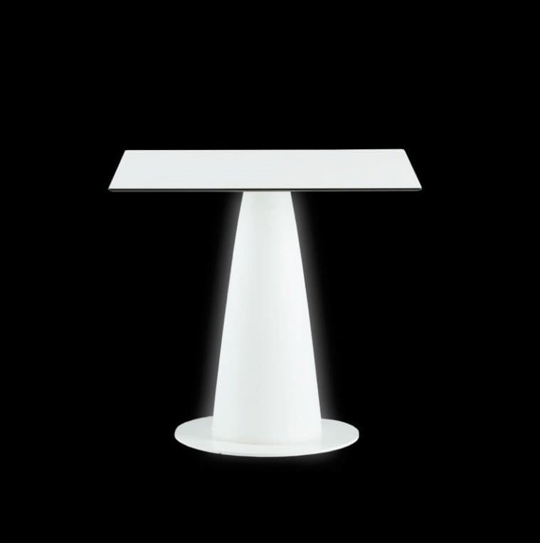 Стол из HPL пластика светящийся Hopla Lighting